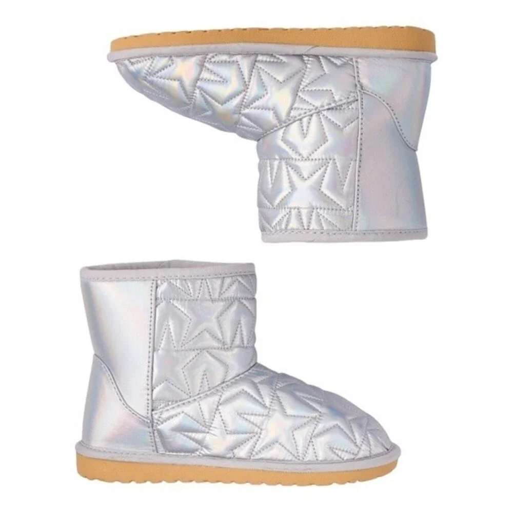 The Children’s Place Girls Metallic Star Chalet Boots